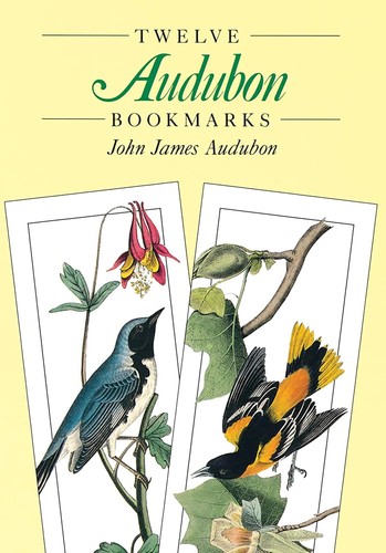 Twelve audubon bookmarks - twelve,