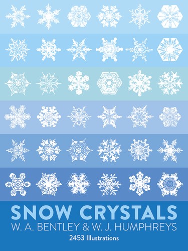 Snow crystals dover pictorial - snow,